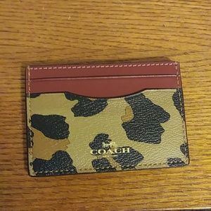 Coach card case